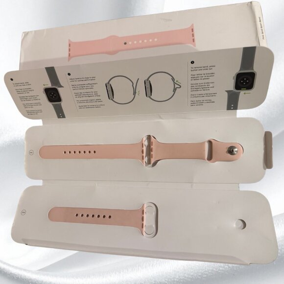 Apple Watch Pink Sand Sport Band 42/44/45mm Excellent Condition Authentic - Picture 8 of 14